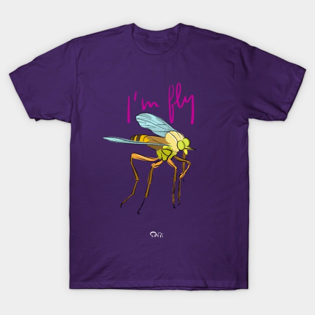 Marsh snipe fly T-Shirt by santiaguer